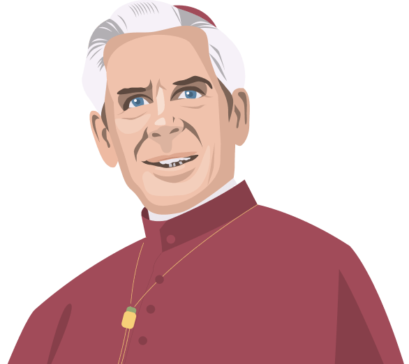 Archbishop Sheen illustration