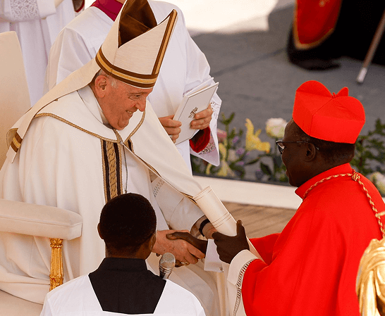 Pope and Cardinal Mulla