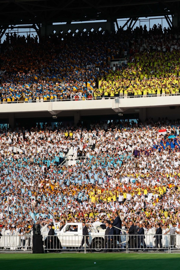 Pope Francis, during his visit to Indonesia.