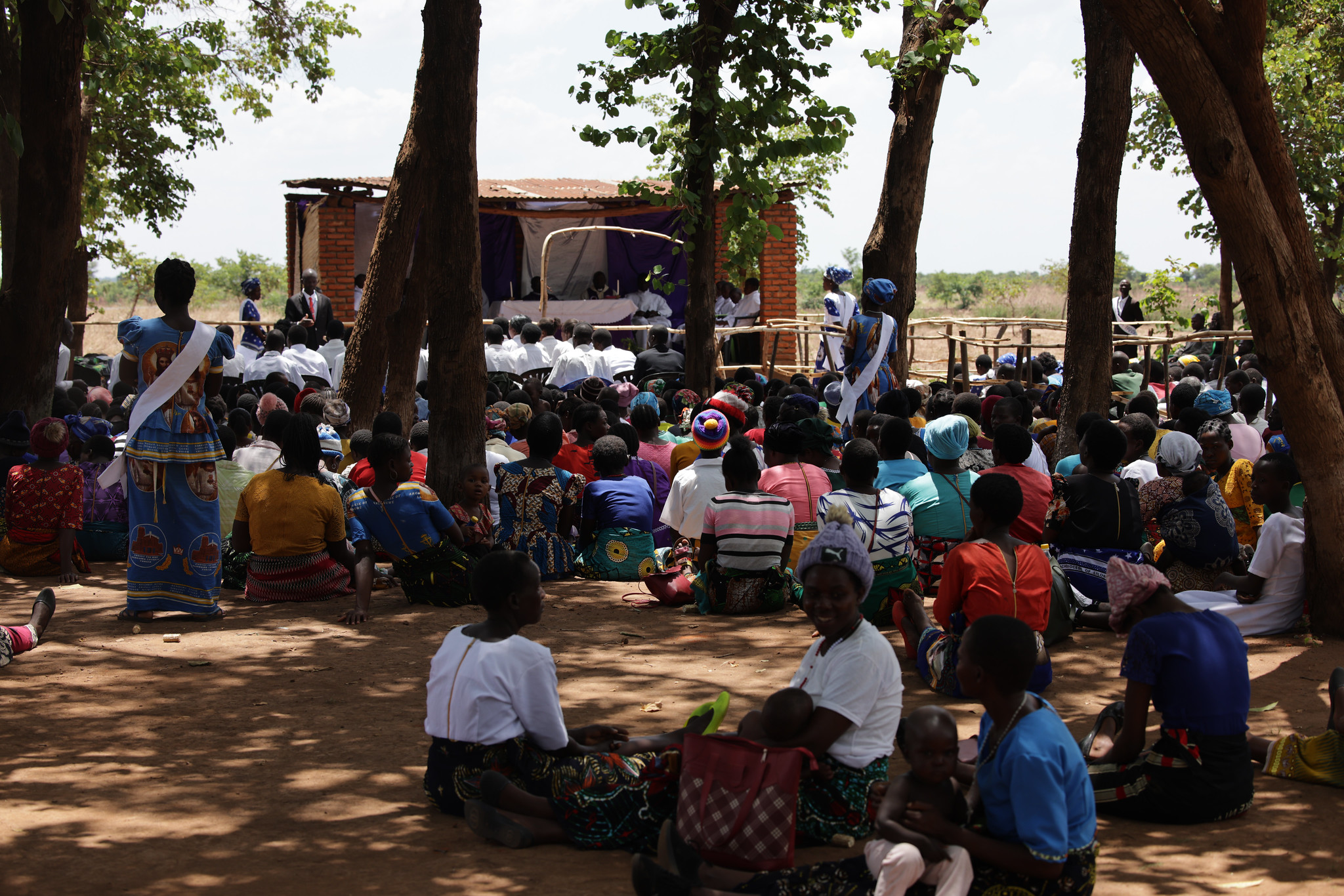  1,500 parishioners live the sacrifice of the Mass in St. Bernadette’s Parish in Chitula